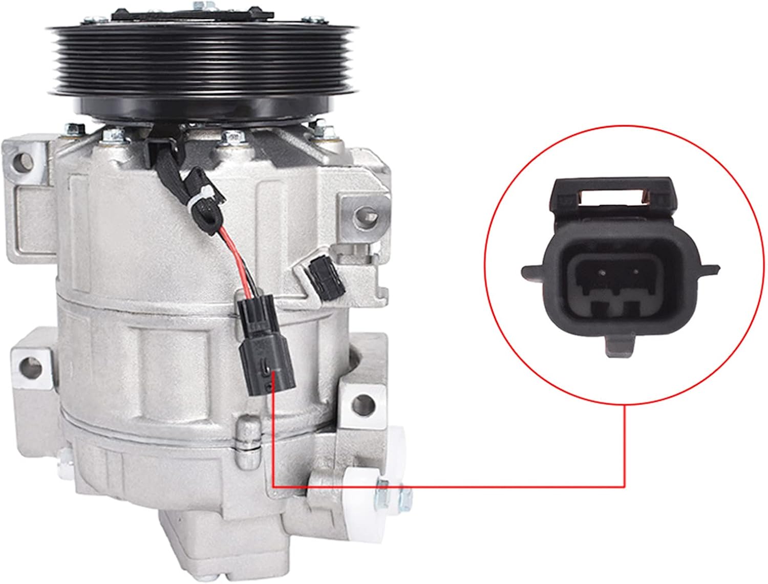 A/C AC Compressor Replacement for 2007-2012 Nissan Altima 2007-2012 Nissan Sentra 2.5L CO 10886C 92600JA00A