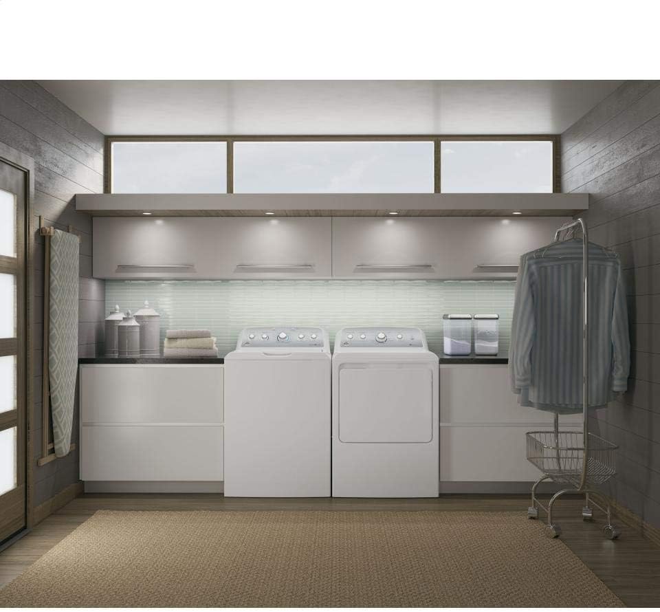 GE GTD45EASJWS Aluminized Alloy Drum Electric Dryer with HE Sensor Dry, 7.2 Cu. Ft. Capacity, White