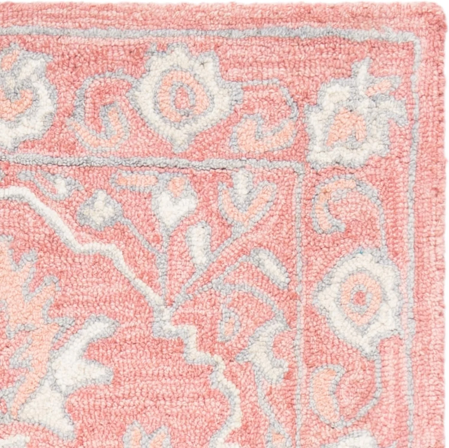 Collection Runner Rug - 2'3" X 7', & Ivory, Handmade Shabby Chic Wool, Ideal For High Traffic Areas In Living Room, Bedroom (MLP504U)