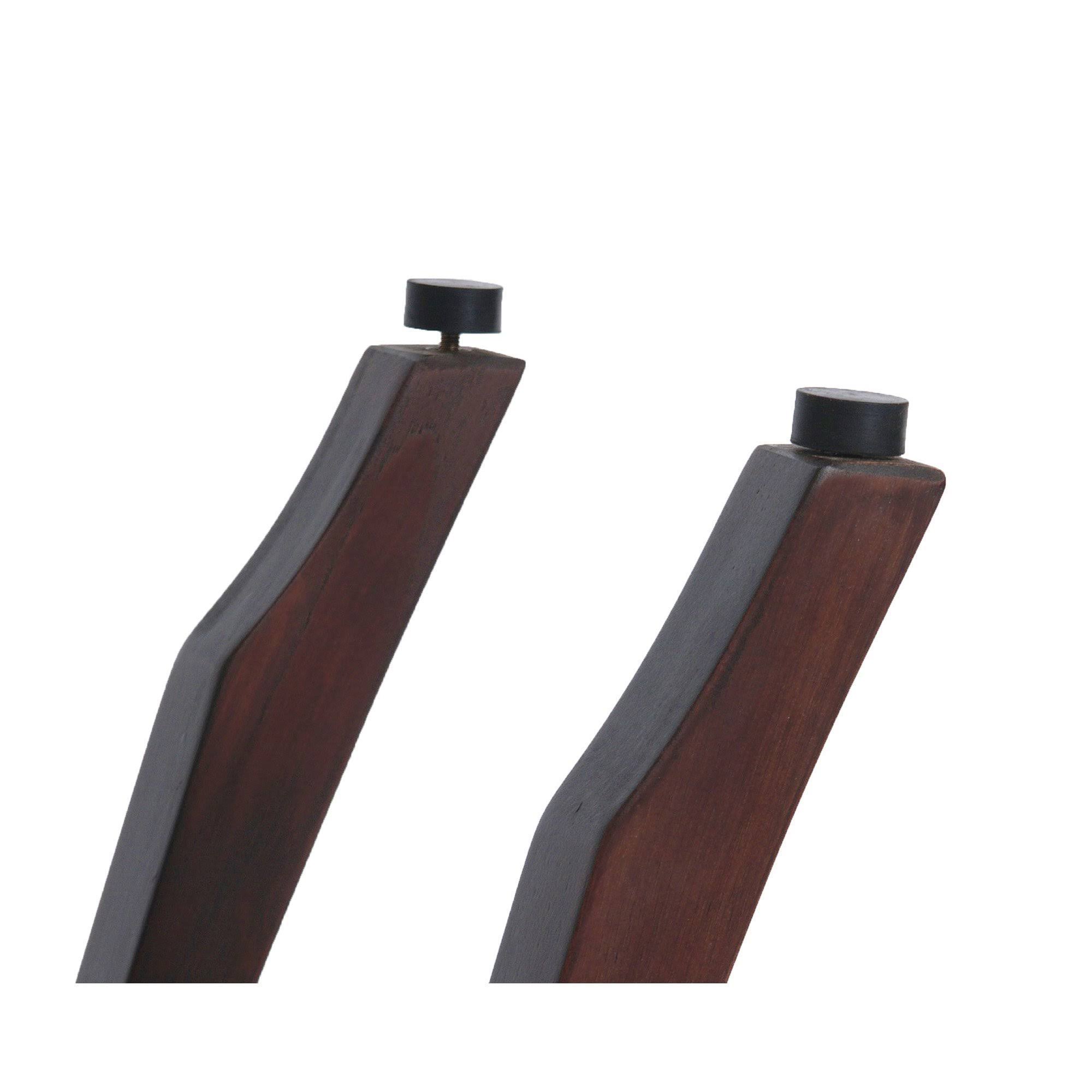 DecoTeak 24 Satori Teak Shower Bench- Eastern Style- Extended Length- Shower, Shaving, Display- Foot Leveling Pads