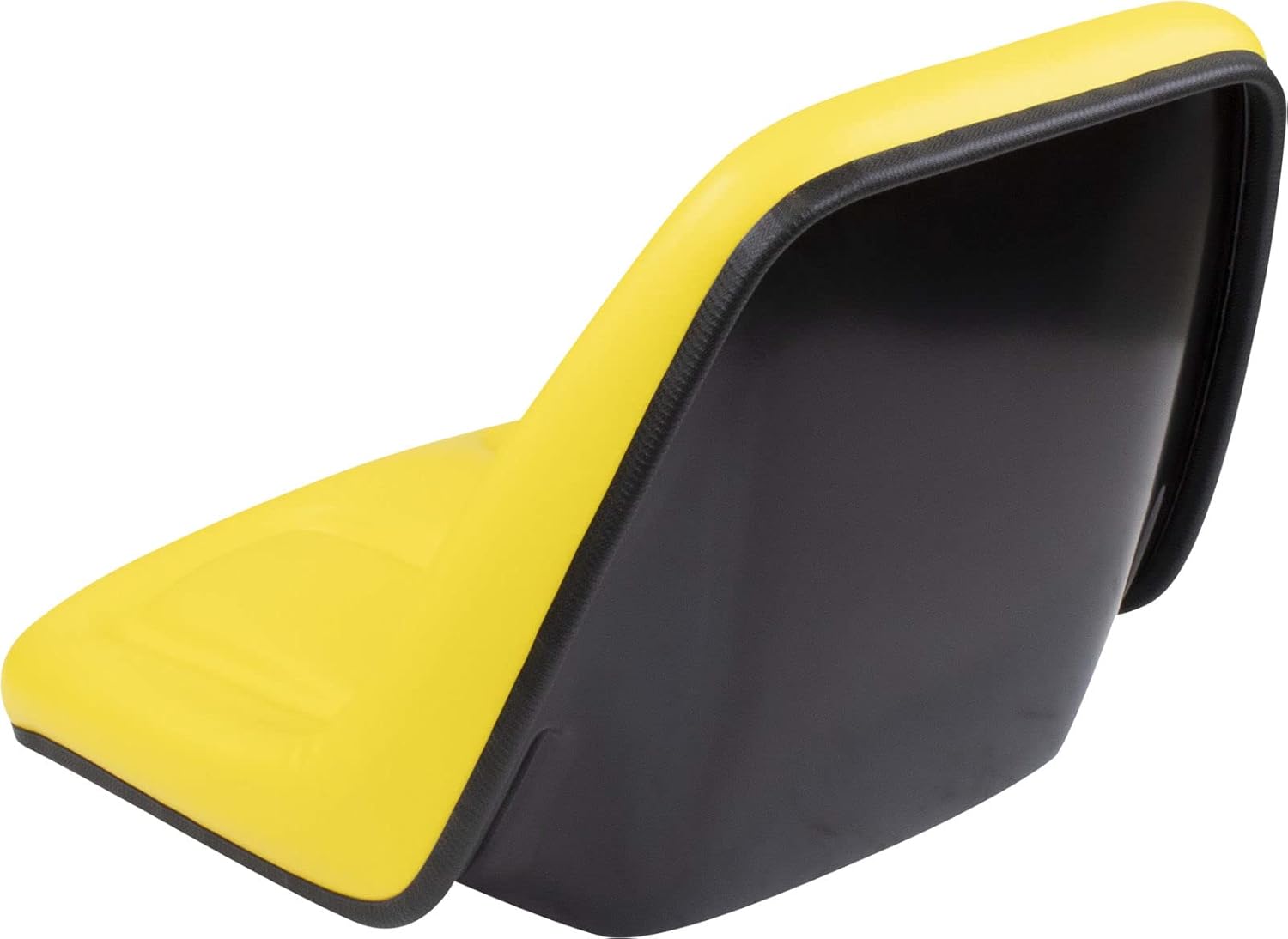Zbox Seat Part # B1TM333YL - High Back Universal Lawn and Garden Mower Tractors Seat Michigan Style - Replacement and Compatible With Several John Deere Tractor & Riding Mower Seat (Black & Yellow) Pack of 2