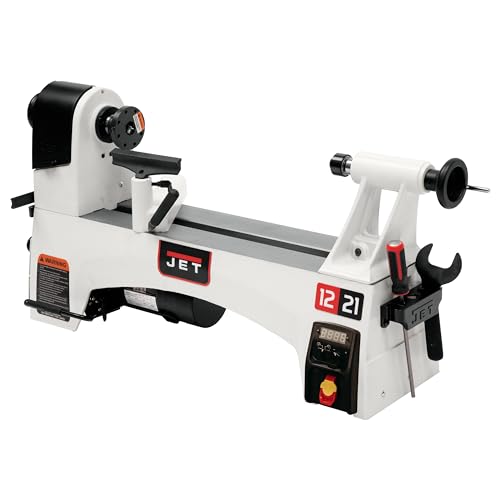 JET JWL-1221VS 12-Inch by 21-Inch Variable Speed Wood Lathe