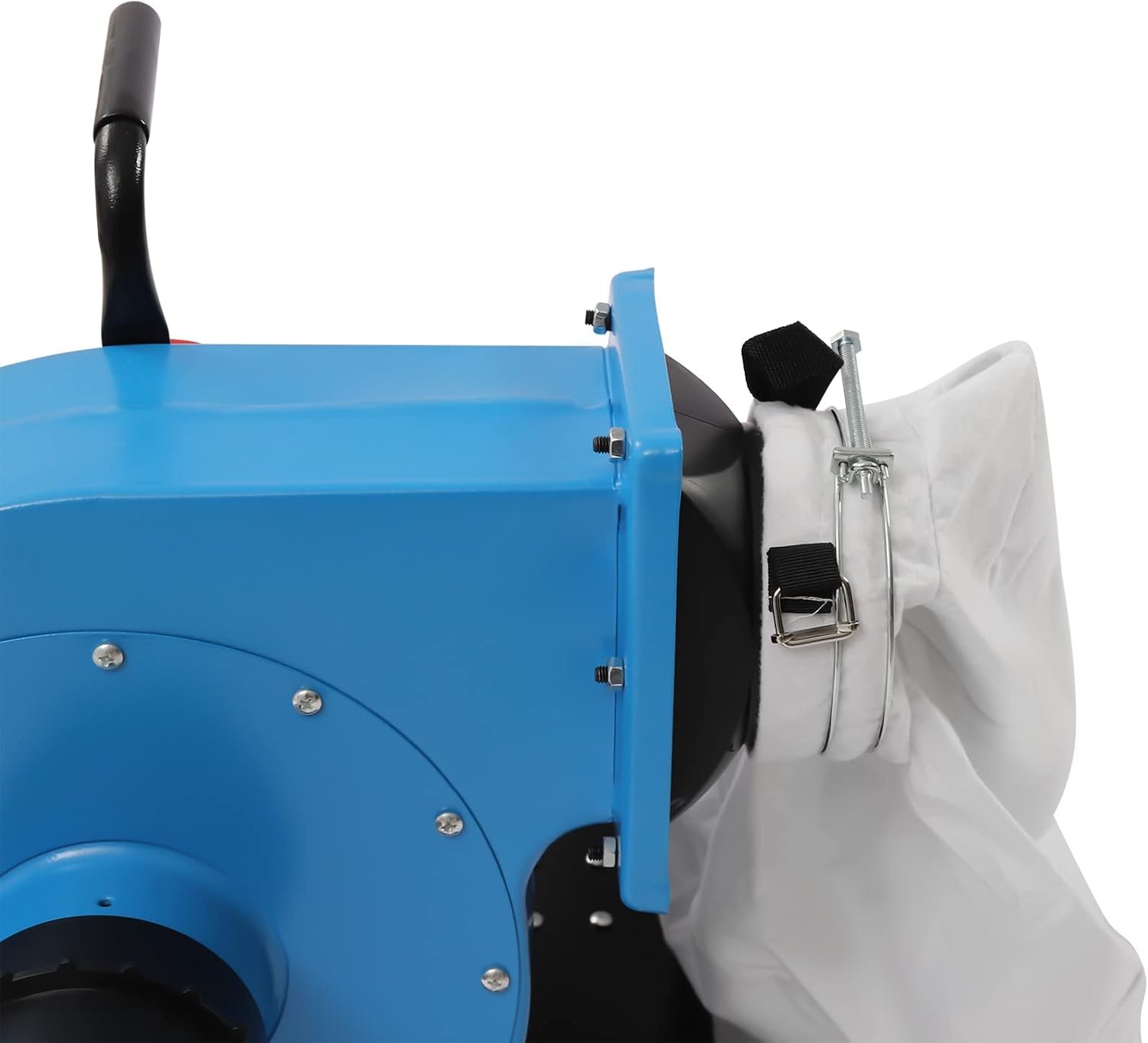 1HP Dust Collector with Wire, 550 CFM Wheeled Jet Dust Collection, Potable 14.8-Gallon White Bag Dust Collector 30 Micron Bag Filtration Dust Collector, For Industrial Cleaning.