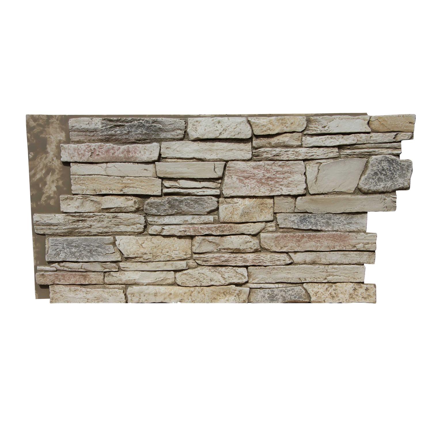 Tritan BP Ledge Stone 48 in. x 24.25 in. Polyurethane Interlocking Siding Panel - Shop Hardware Tools Online Store