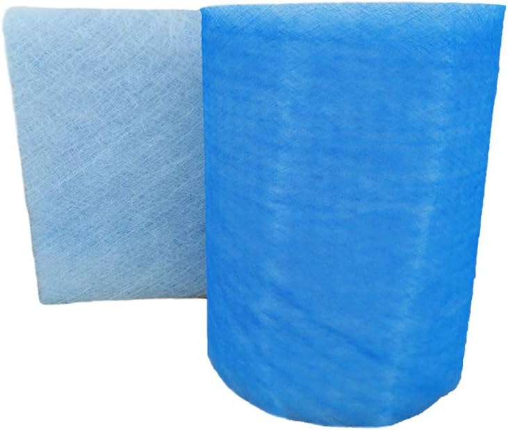 Paint Booth Exhaust Filter Roll, 48"x 100 ft, Spray Booth Filter, Fiberglass Paint Arrestor(18 Gram)