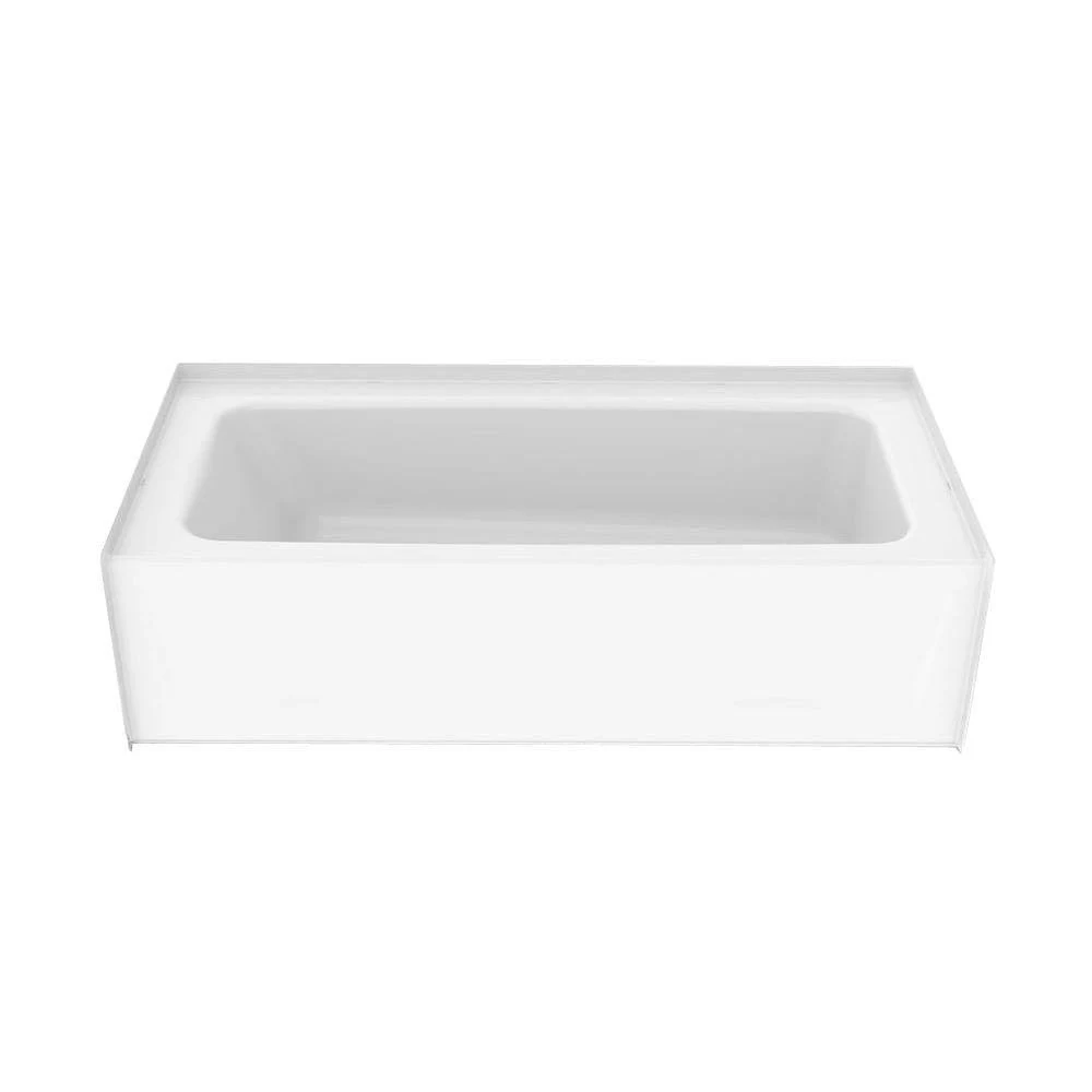AquaticA2 6030CTL 5 ft. Left Hand Drain Soaking Tub in White