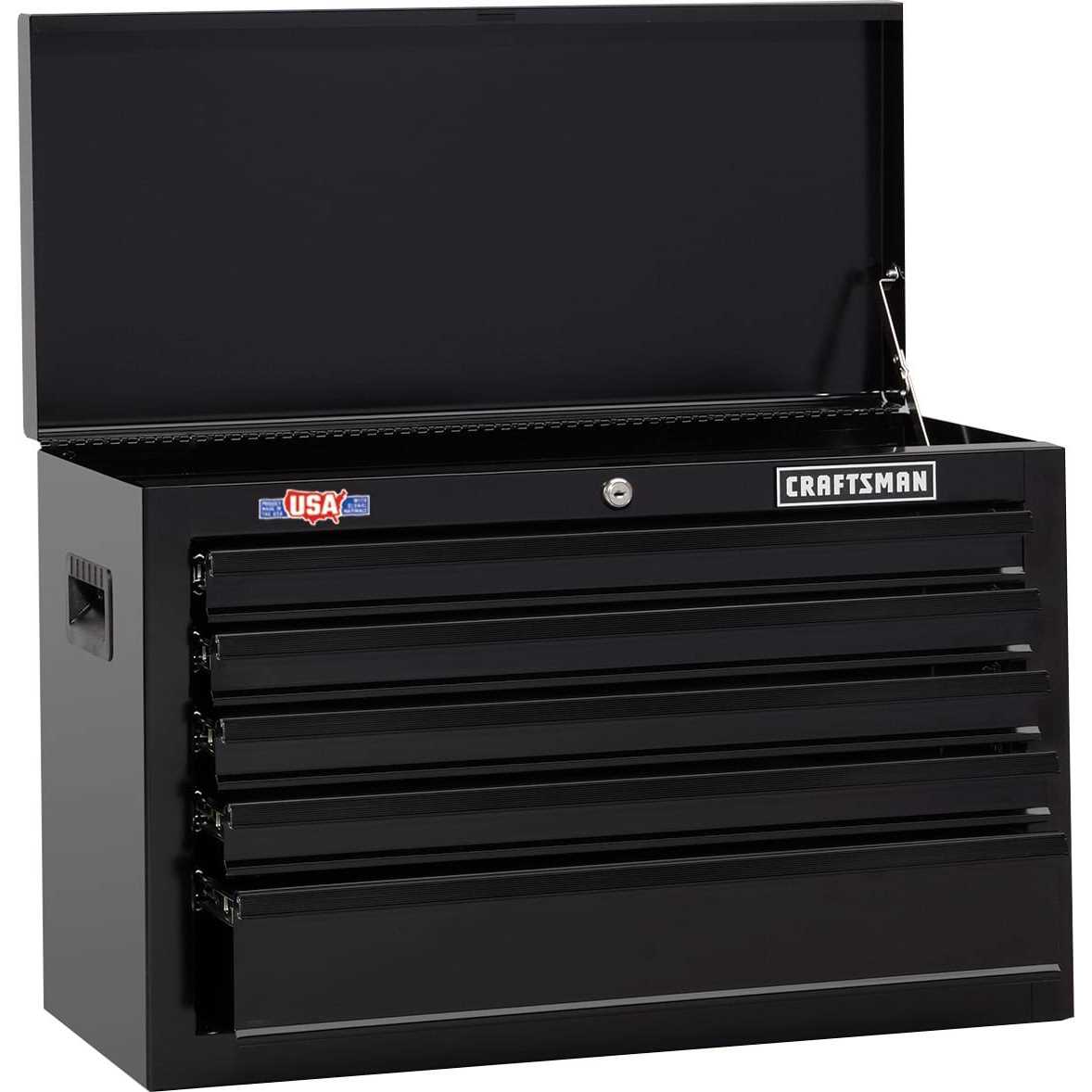 Craftsman 1000 Series 5-Drawer Steel Tool Chest CMST22654BK - Shop Hardware Tools Online Store