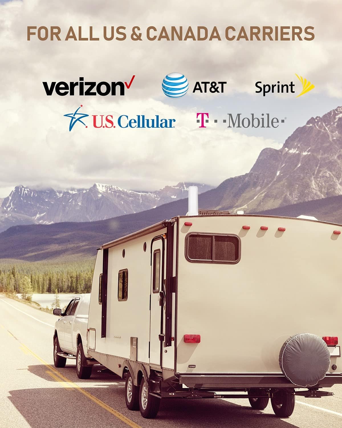 HiBoost Vehicle Cell Phone Signal Booster for Car, SUV, Van. APP fine Tune MAX gain. Car Cell Phone Booster for All U.S. Carriers-Verizon AT&T T-Mobile Sprint & More, FCC Approved
