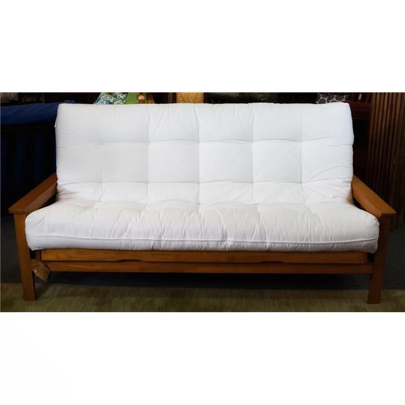 King Size Organic Deluxe with Wool Futon Mattress - Mattress Only
