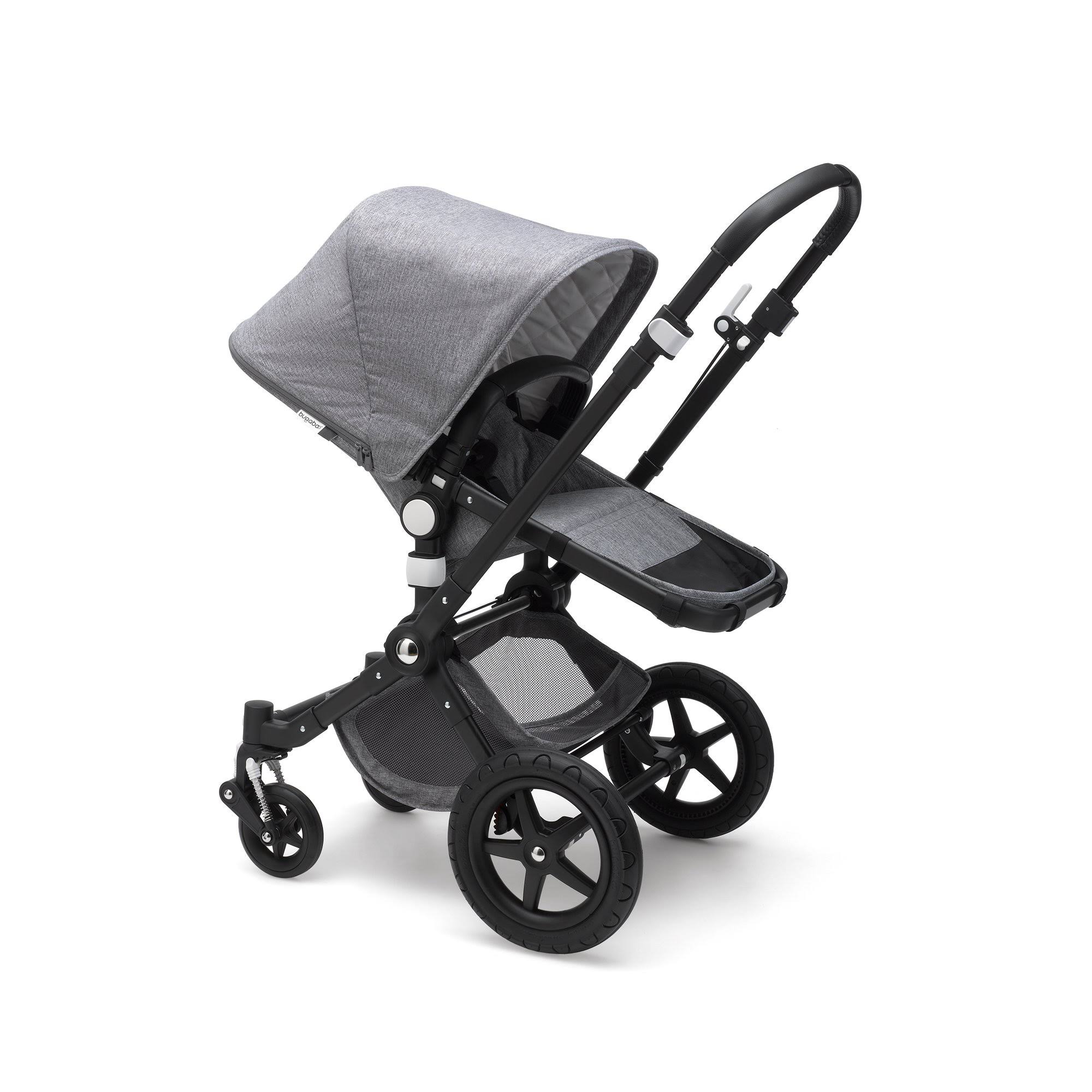 Bugaboo - Cameleon 3 Plus Classic Complete Stroller - Black - Grey Melange