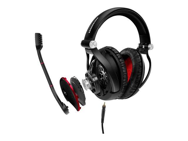Sennheiser Communications Enclosed Gaming Headset Game Zero Black 506079(Black)