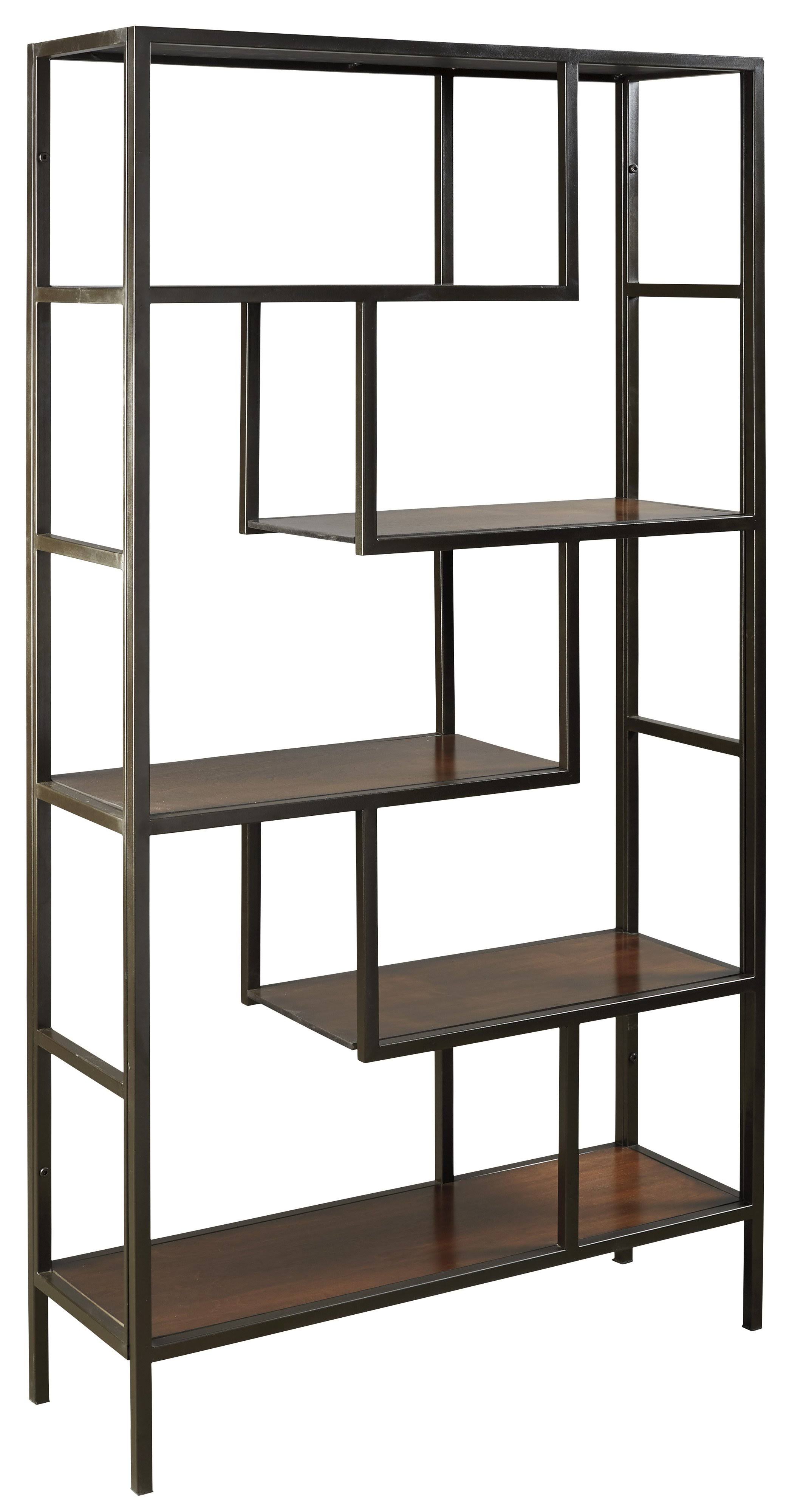 Ashley Furniture Frankwell Bookcase - Brown Black