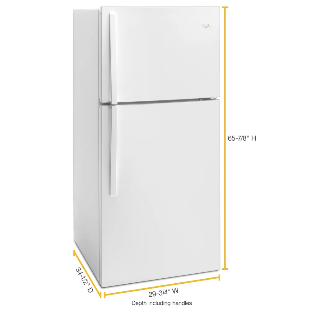 WHIRLPOOL WRT519SZDW  TOP FREEZER FREESTANDING REFRIGERATOR Stainless Steel