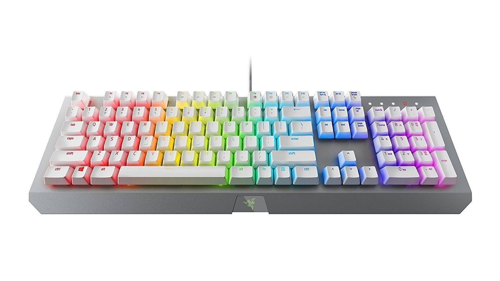 Razer BlackWidow X Chroma USB Mechanical Keyboard - Mercury White