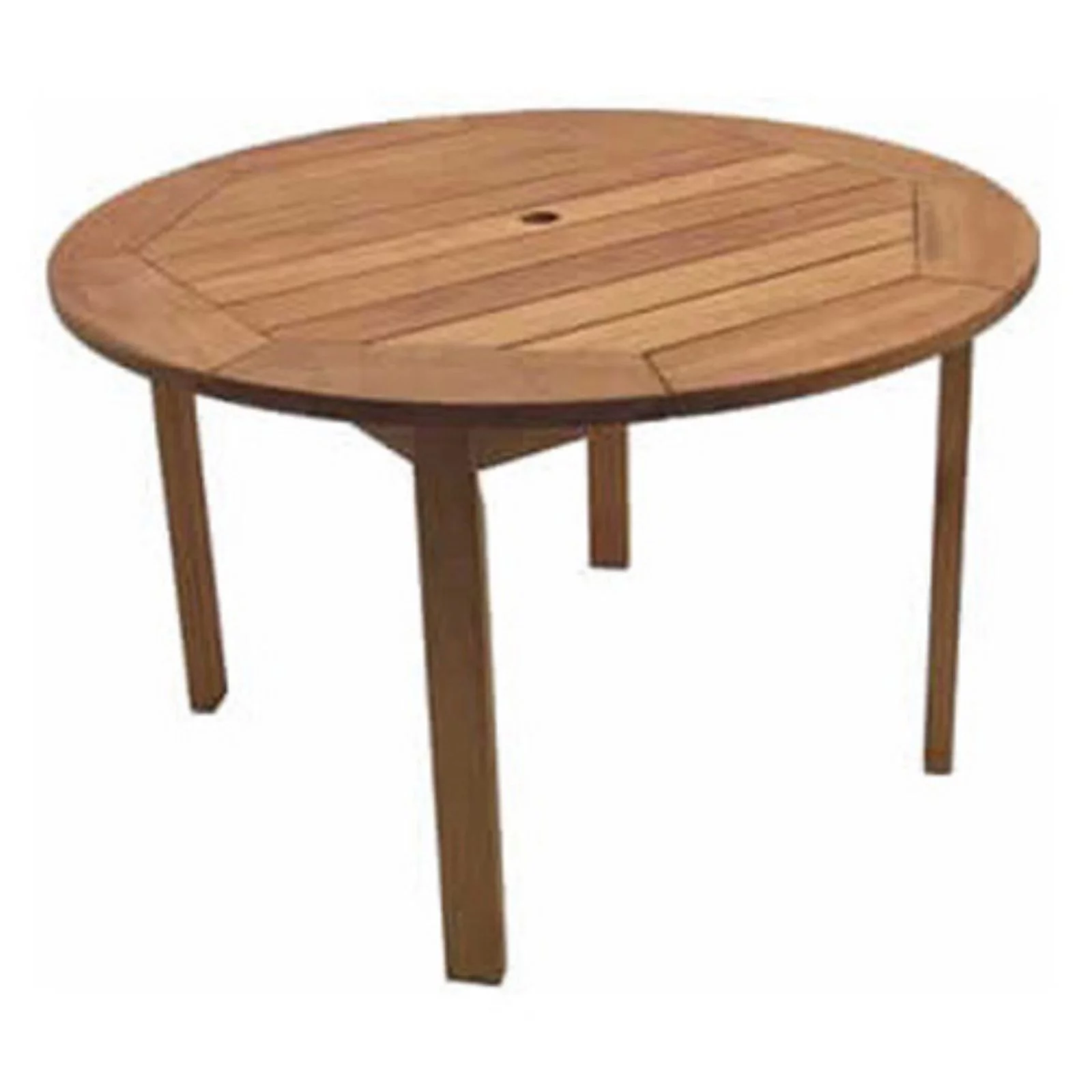 Bahamas 5-Piece Round Patio Dining Set, Eucalyptus Wood, Ideal for Outdoors and Indoors