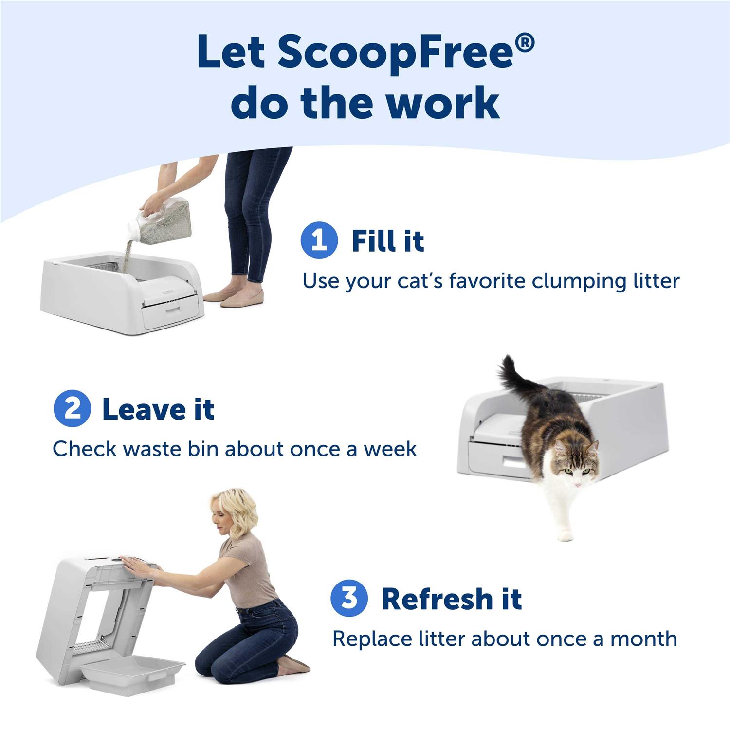 PetSafe ScoopFree Clumping Self-Cleaning Litter Box - Pet Supplies online store