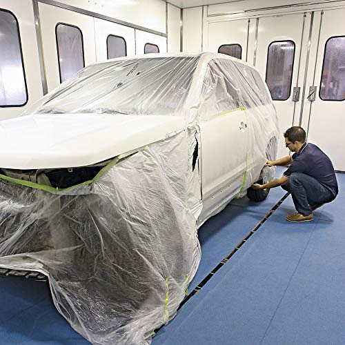 New Pig Paint Booth Mat | Paint Booth Floor Covering with Adhesive Backing