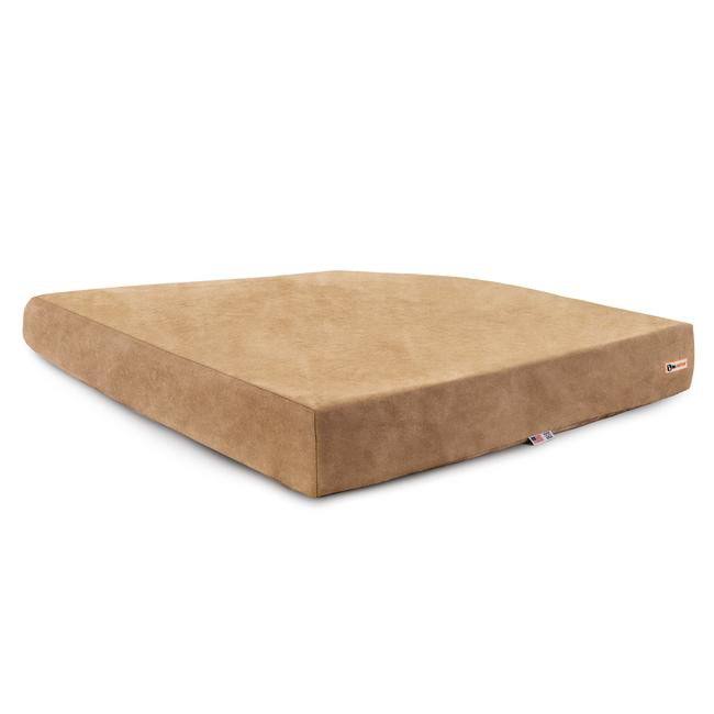 Big Barker 7x22 Orthopedic Dog Bed - Sleek Edition - Khaki - 48x22 x 30x22 x 7x22