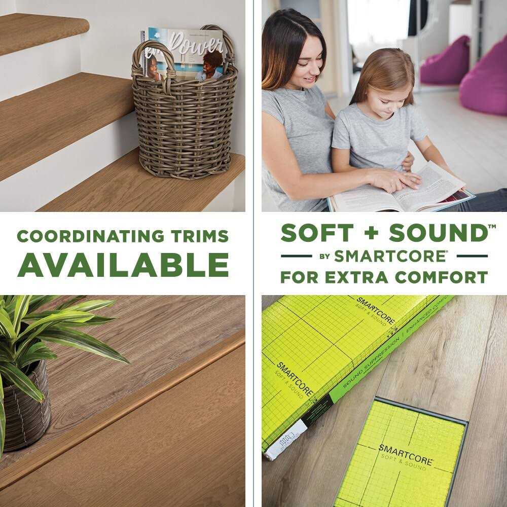 SMARTCORE Naturals 1/4-in T x Varying Length Waterproof Engineered Hardwood Flooring - Shop Hardware Tools Online Store