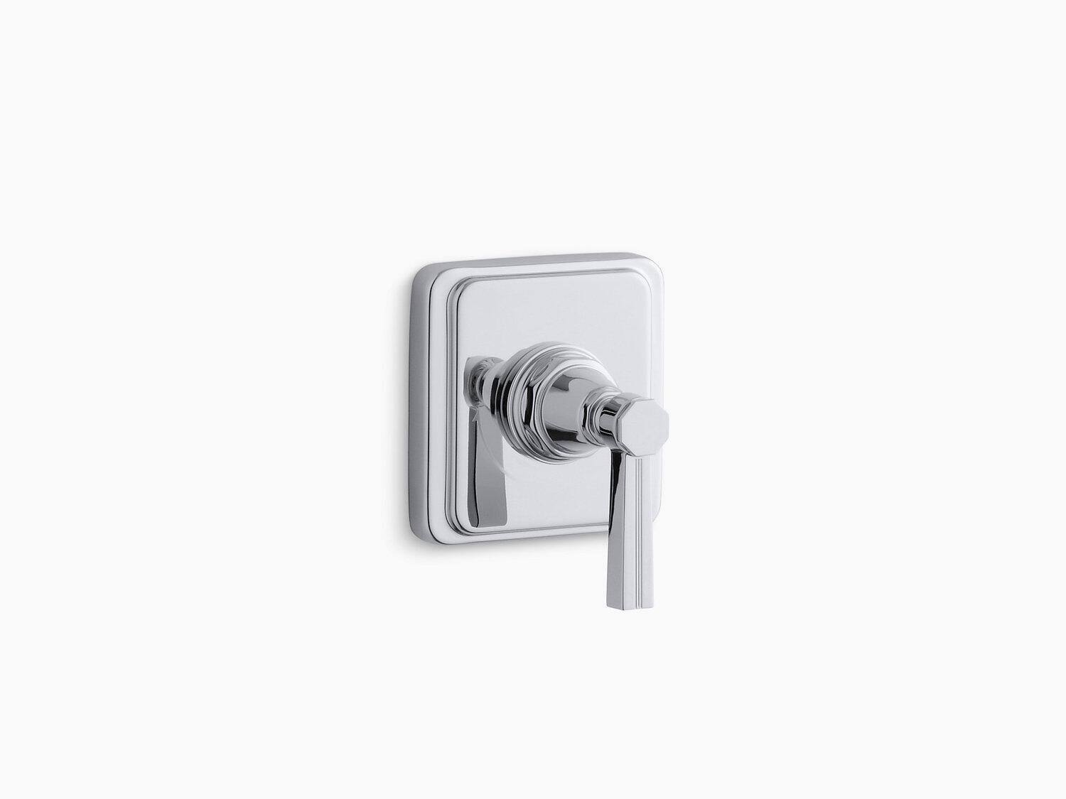 Kohler K-T13174-4B-BN Pinstripe Volume Control Valve Trim w/Lever Handle - Brushed Nickel