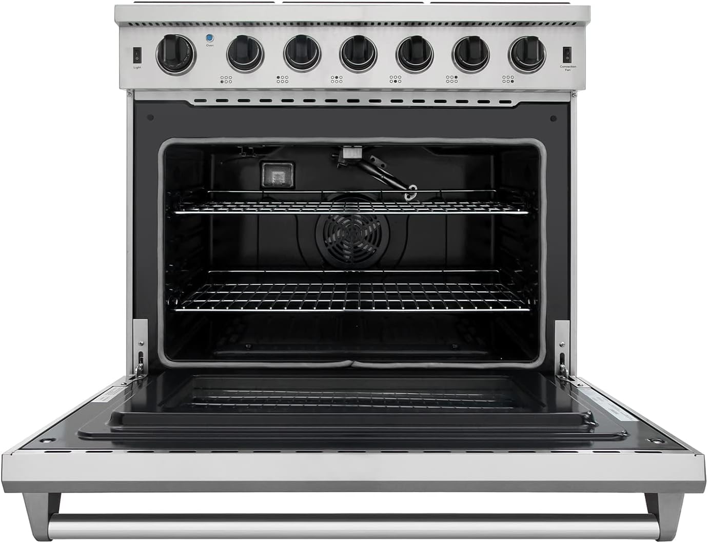Thor 30 Inch Gas Range Stainless Steel with 5 Sealed Burners, 4.5 cu. ft. Oven, Free Standing Professional Range with Storage Drawer, Cast Iron Grate,LRG3001U