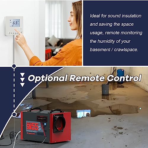 Abestorm Commercial Dehumidifier for Crawl Space Basement, 5 Years Warranty, Intelligent Humidity Control, Auto Shut off/Restart, 5 Years Warranty