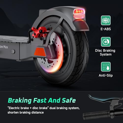 SISIGAD Electric Scooter Adults,8.5"/10" Pneumatic Tires, 500W Motor,Max 20/25 Mile Range,19/25 MPH Top Speed Foldable E-Scooter for Adults with Cruise Control,Double Braking Systems