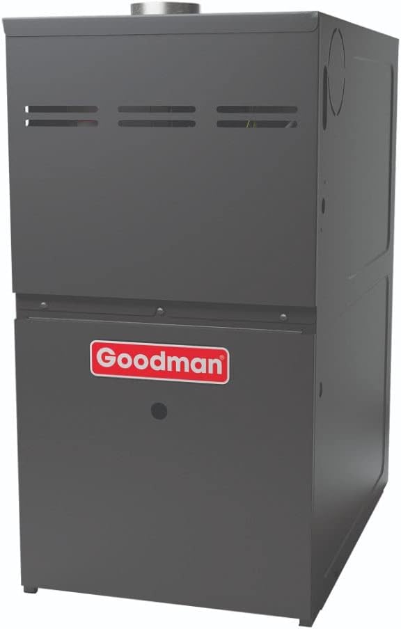 Goodman 3 Ton 17.2 SEER2 Two Stage Air Conditioner GSXC703610 and 100,000 BTU 80% AFUE Variable-Speed Gas Furnace GMVC801005CX Upflow System with CAPTA3626C4