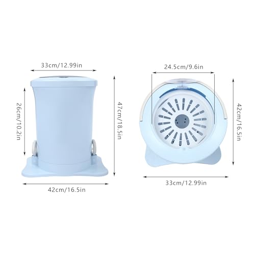 Manual Clothes Dryer Spinner, Portable Non electric Manual Clothes Spinner Laundry Dryer Machines for Camping, Traveling, Hotel, RV, Apartment