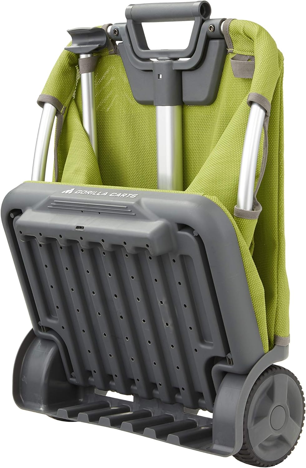 Gorilla Carts GCSS-11G-COM Collapsible Soft-Sided Folding Cart, Green