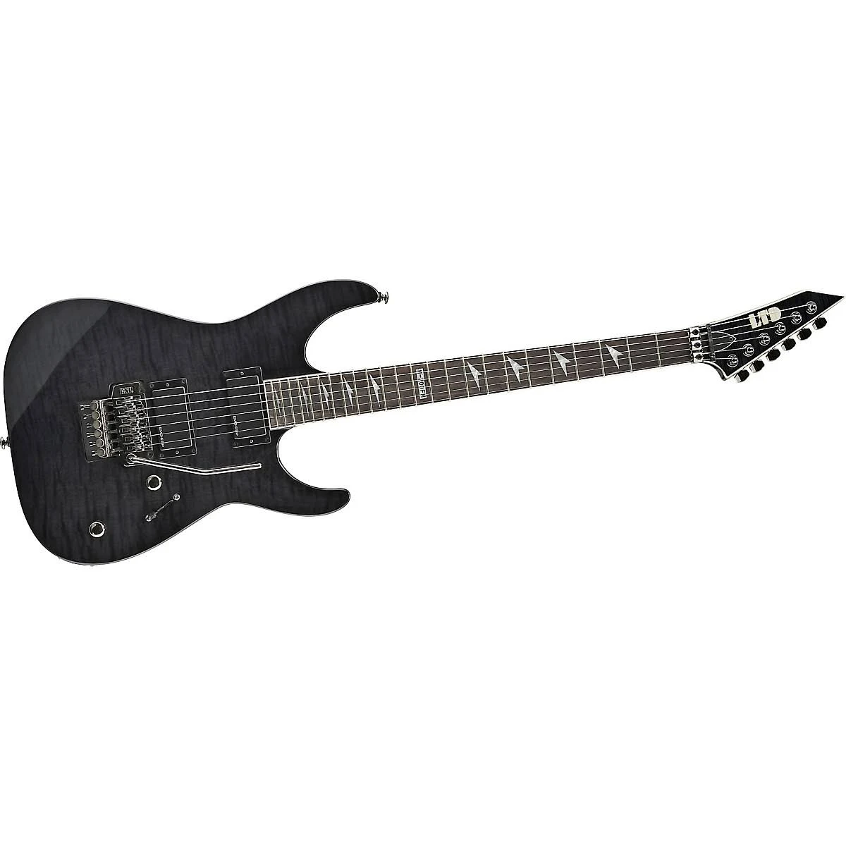 ESP LTD M-200FM See Thru Black Electric Guitar