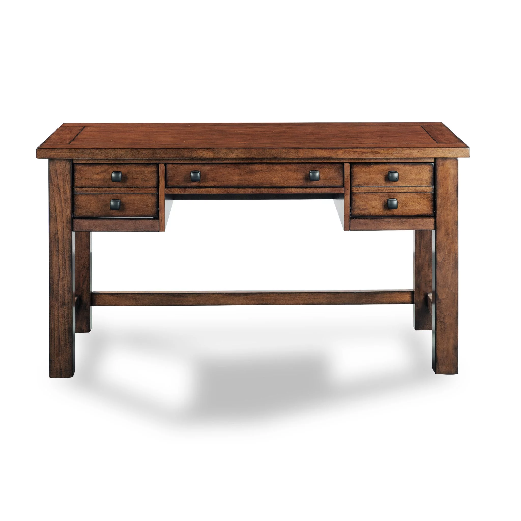 Homestyles Tahoe Wood Writing Desk in Brown