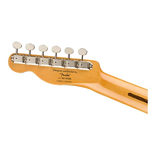 Squier Classic Vibe 70s Thinline Telecaster Electric Guitar, with 2-Year Warranty, Natural, Maple Fingerboard