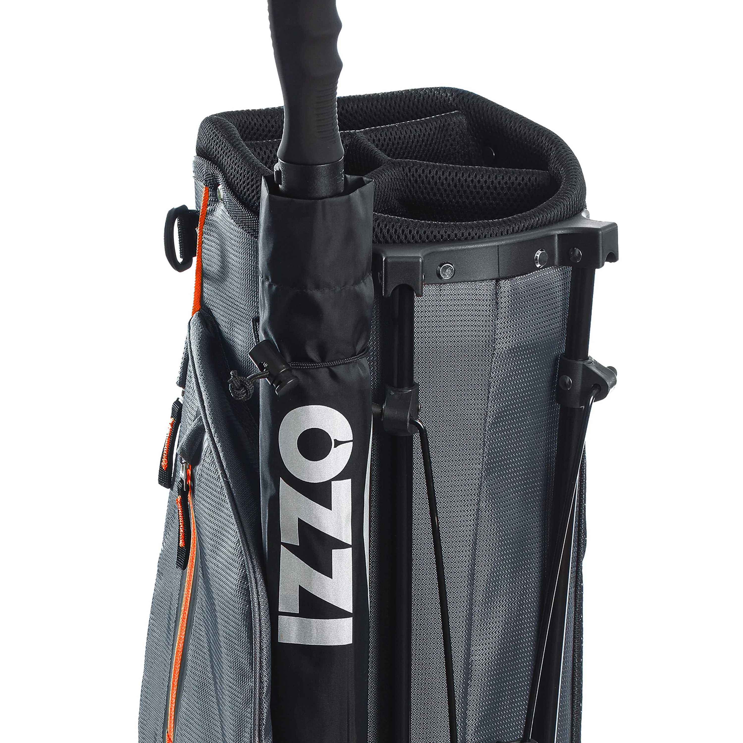 Izzo Golf Ultra-Lite Stand Bag - Grey/Lime