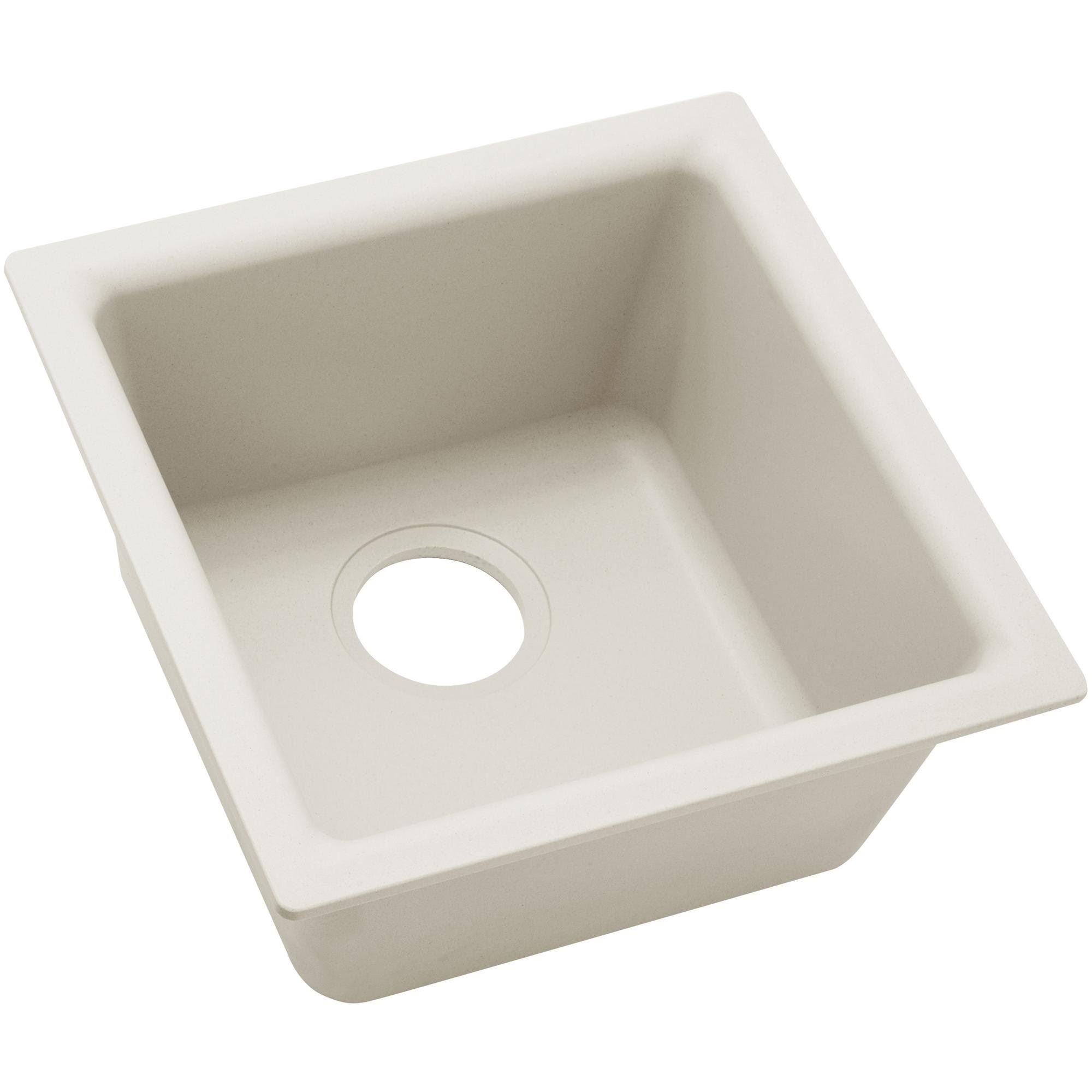 Elkay ELX1616RT0 Quartz Luxe Kitchen Sink, Ricotta