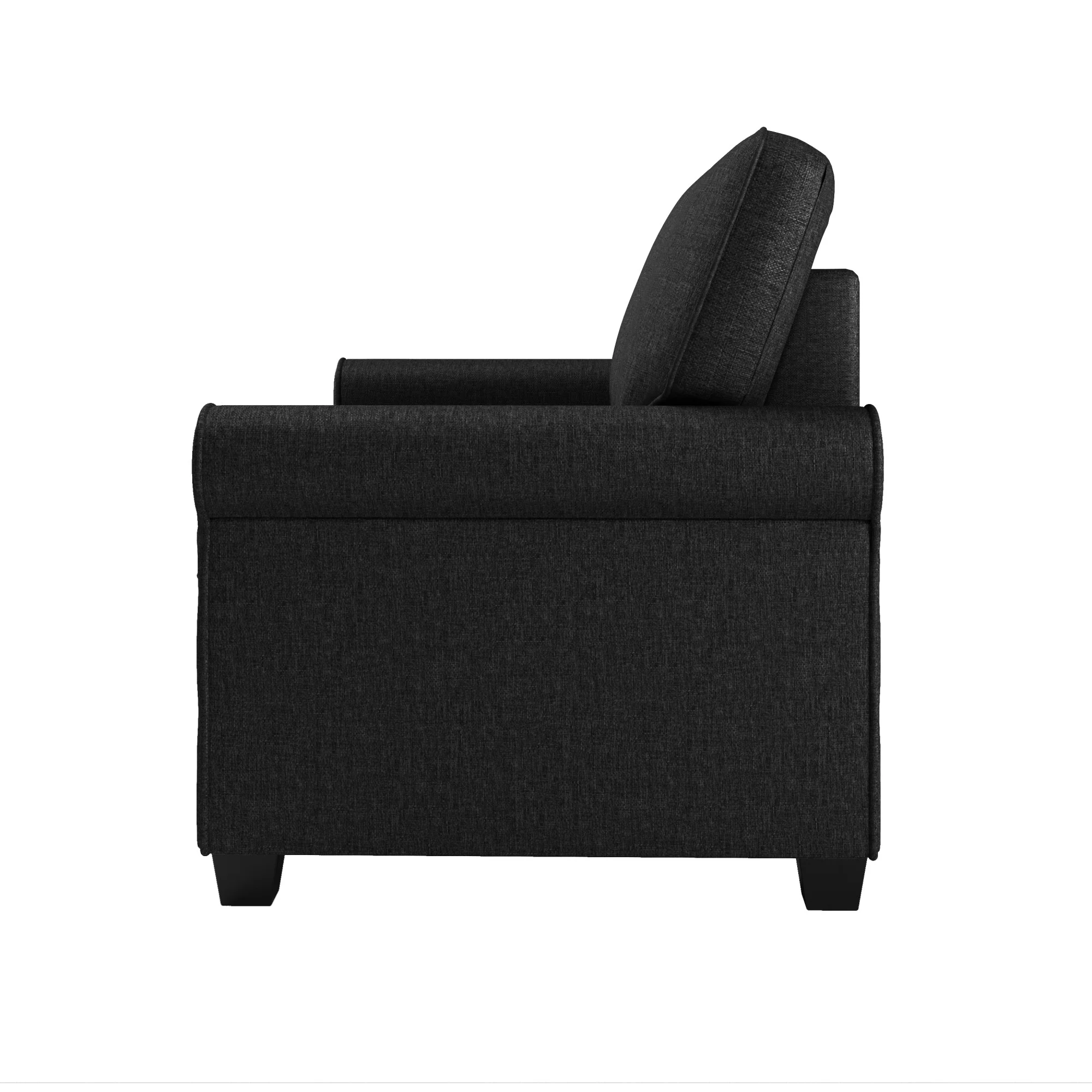 Mainstays Tatum Twin Sleeper Loveseat, Black