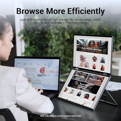 InnoView Laptop Screen Extender 15.6" Dual Monitors