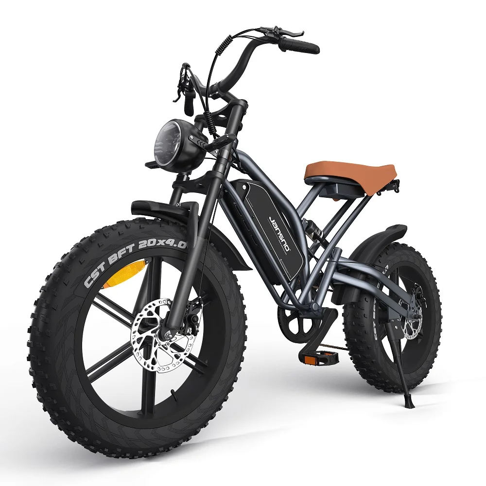 JANSNO X50PElectric Bike 20" x 4.0 Electric Bike for Adults with 750W Brushless Motor, Long-Lasting 48V 14Ah Removable Battery, 7-Speed Transmission , 20 Inch Fat Tires,Integrated wheels,UL Certified.