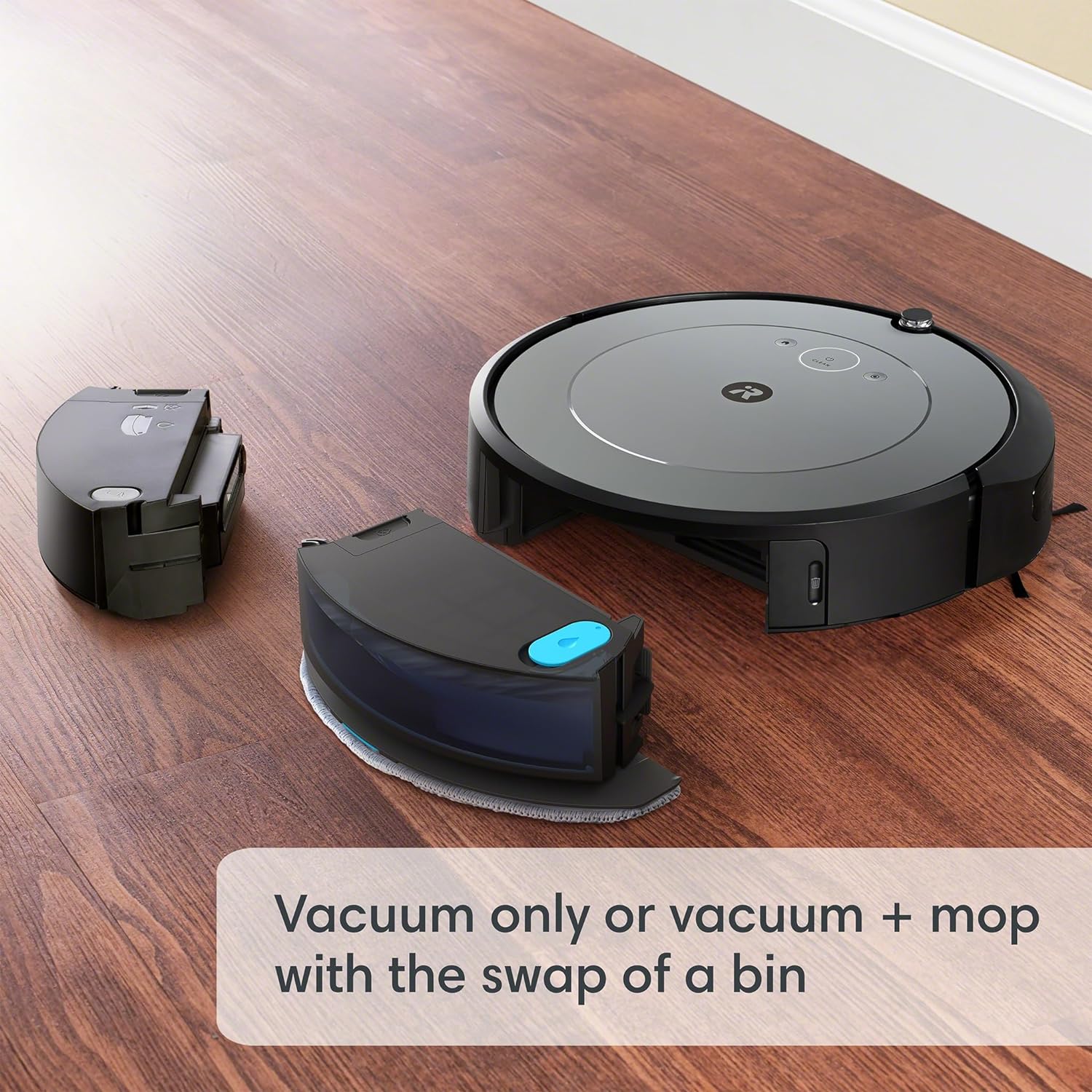 iRobot® Roomba Combo® i3+ (3574) Self-Emptying Robot Vacuum & Mop, Clean by Room with Smart Mapping, Empties Itself for Up to 60 Days, Alexa, Personalized Cleaning