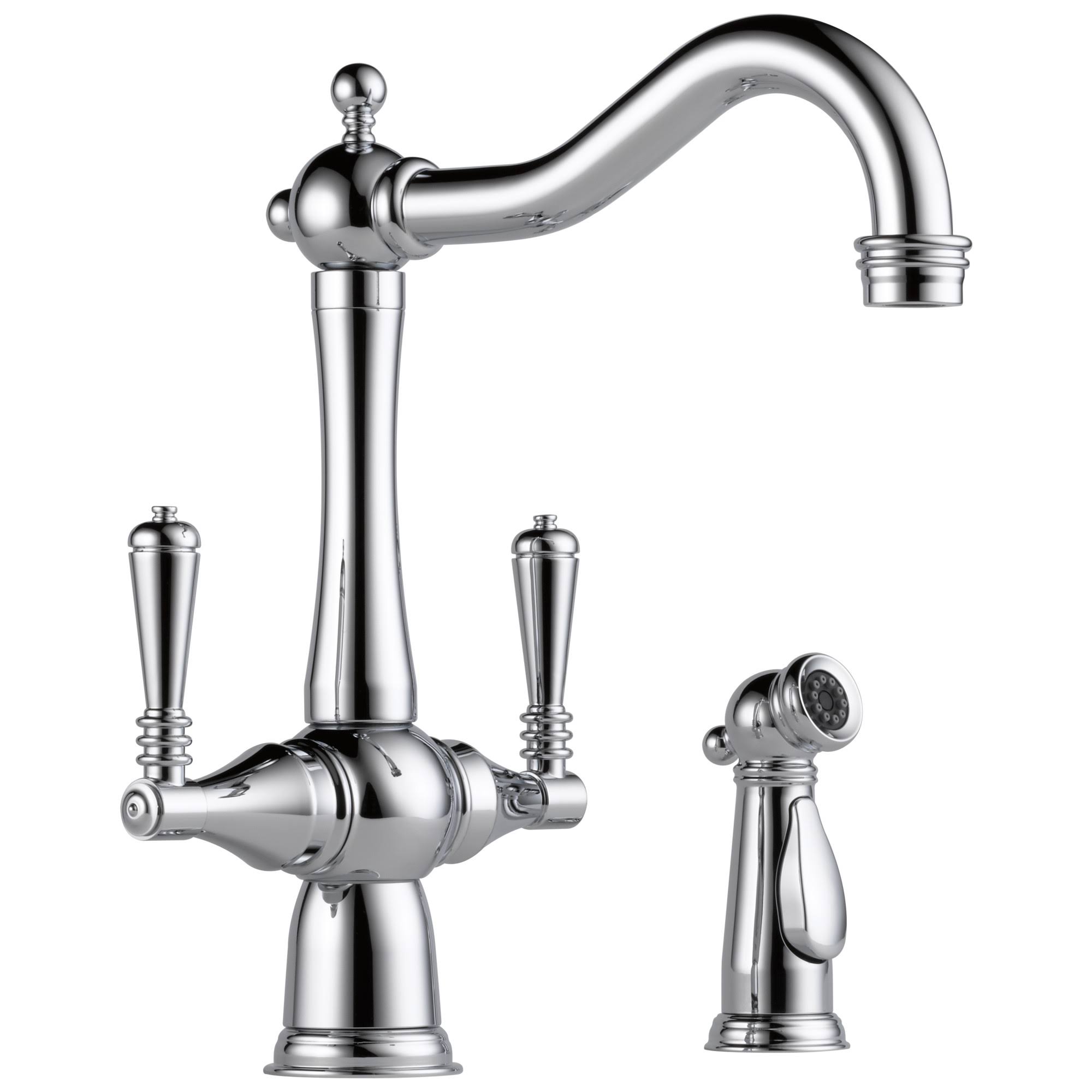 Brizo 62136LF-PC Tresa Two Handle Kitchen Faucet with Spray - Chrome