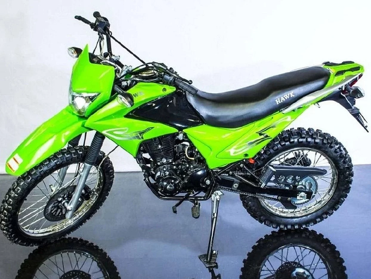 Hawk 250 Enduro Dirt Bike -Green - Curated Treasures Market