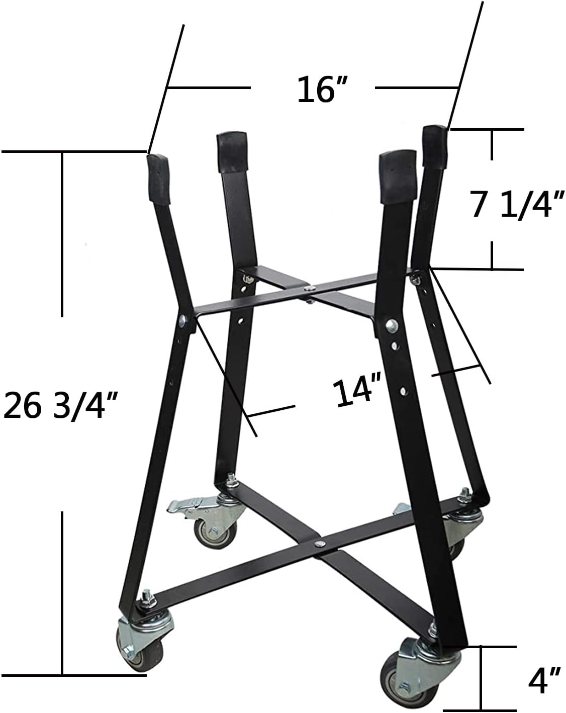 Dracarys Rolling Cart for Big Green Egg Accessories Rolling Nest with Heavy Duty Locking Caster Wheels Powder Coated Steel Rolling Outdoor Cart for Large Big Green Egg Kamado Joe Grill Stand
