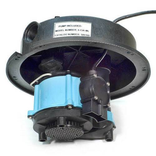 Little Giant 506065 WRSC-6 Compact Drainosaur 0.3 HP Water Removal Pump System
