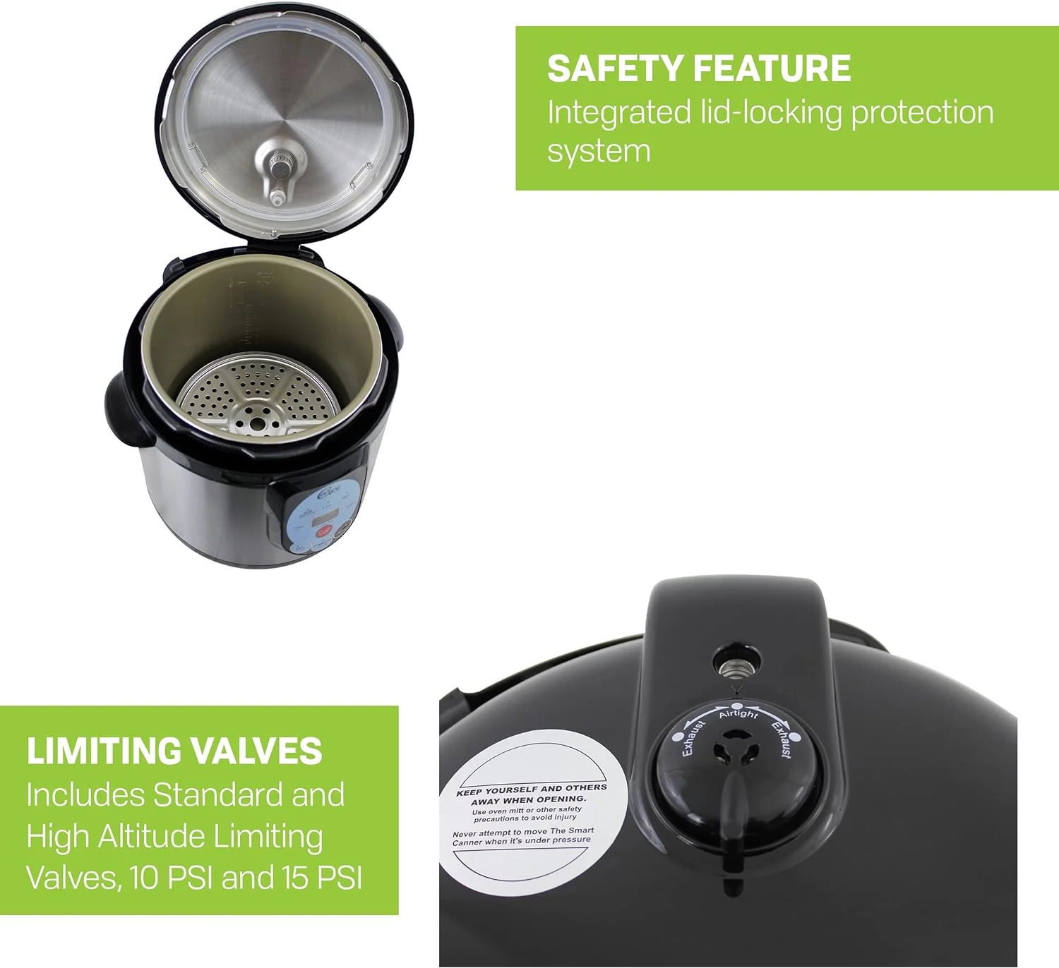 CAREY DPC-9SS Smart Pressure Canner & Cooker