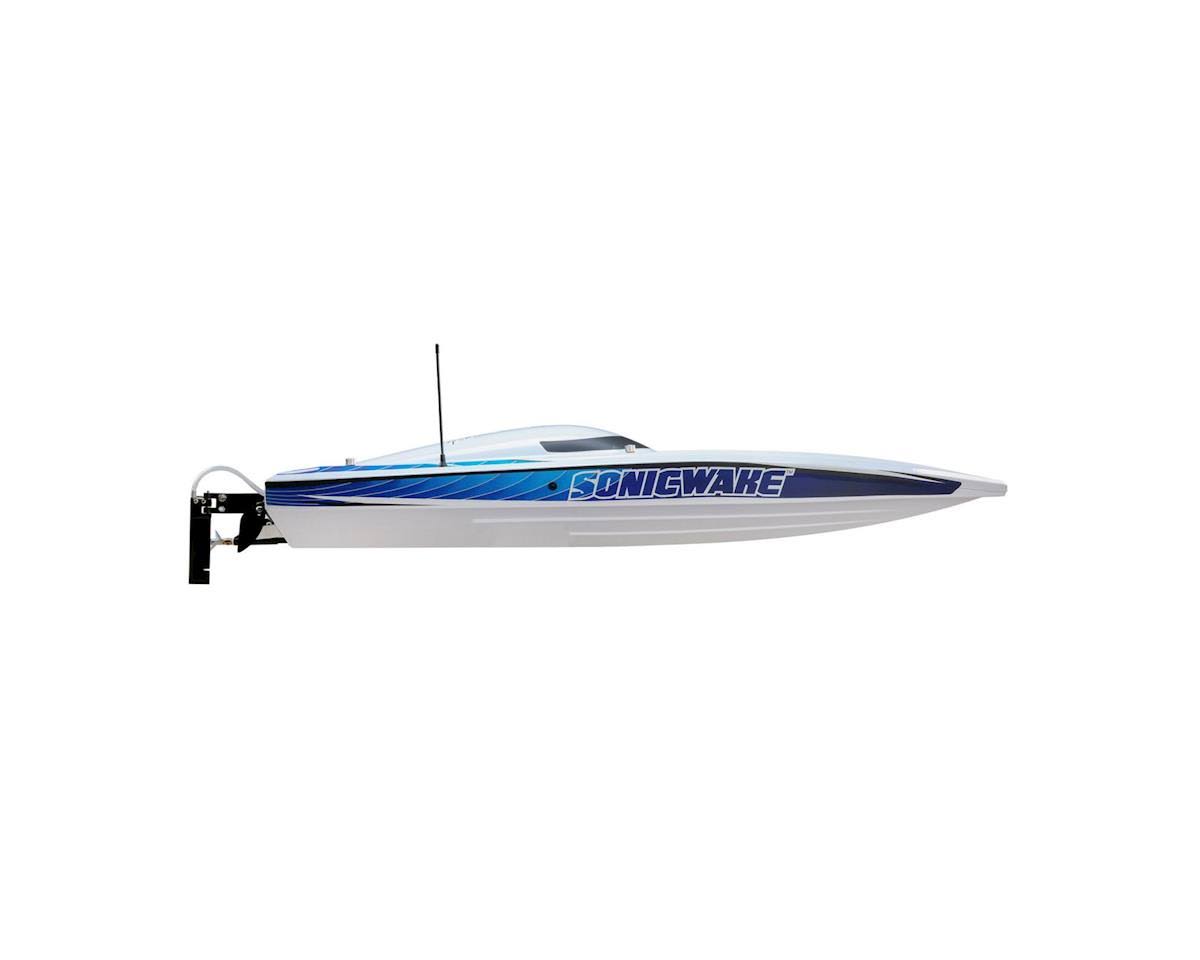 Pro Boat Sonicwake 36x22 Self-Righting Brushless Deep-V RTR, White