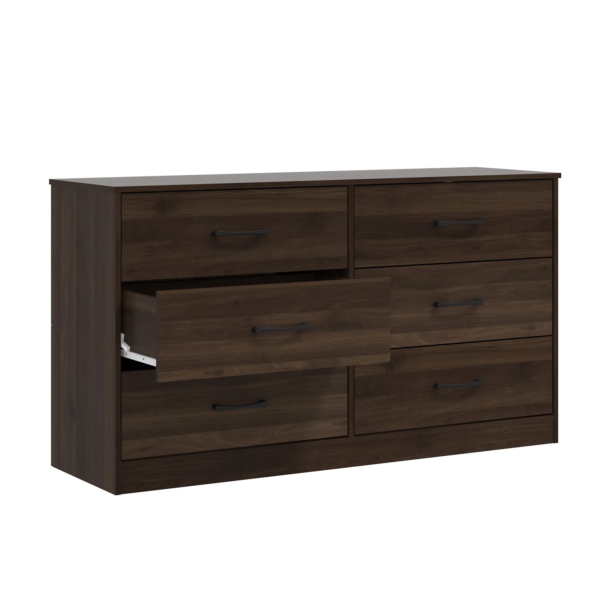 Mainstays Ardent 6 Drawer Dresser, Dark Walnut