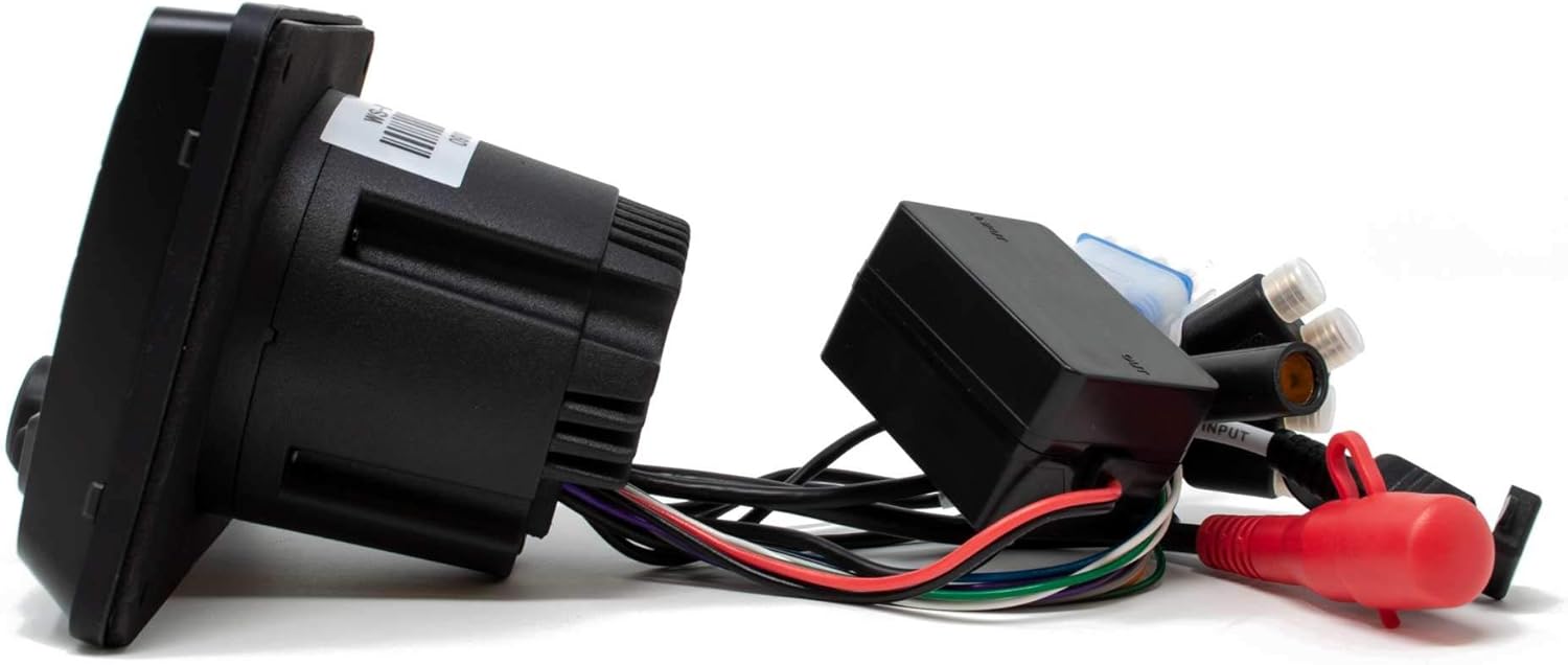 Stinger SPXRNGDASH 13-18 Polaris Ranger Radio Mounting Kit and Wet Sounds WS-MC2 Waterproof Radio