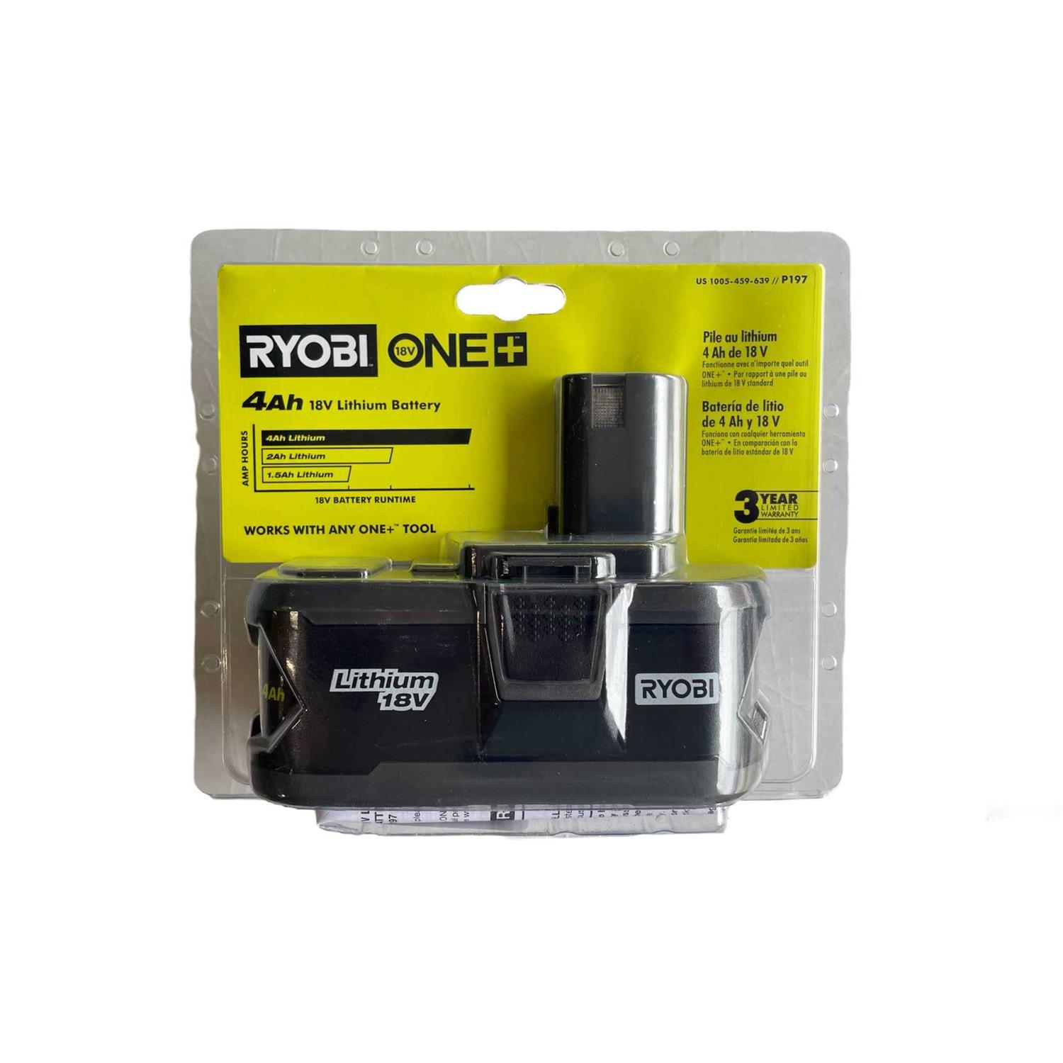 Ryobi Tools 18v Lithium Battery P197 - Shop Hardware Tools Online Store