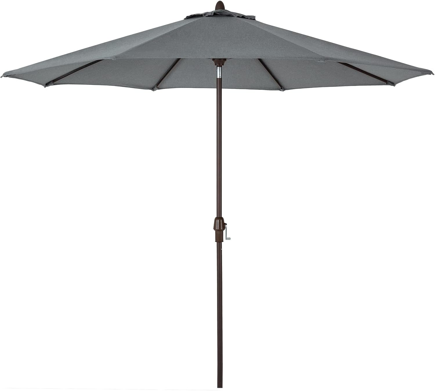 Tempera 10' Outdoor Market Patio Table Umbrella with Auto Tilt and 360°swivel,with Sturdy Pole&Fade resistant Sunbrella canopy,Easy to set,Cherry