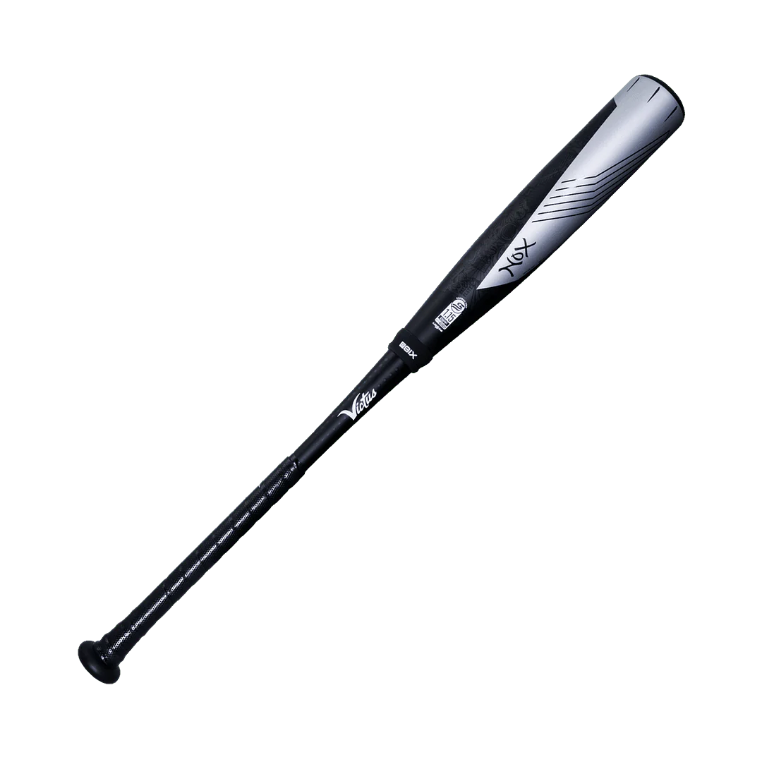 Victus Nox Two Piece Hybrid USSSA 2 3/4 Baseball Bat -8, 28/20oz (Black/Silver)
